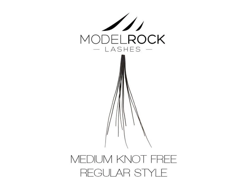 Modelrock Premium Lashes - Individual Regular Style Medium Knot Free