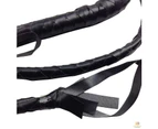Black Whip Faux Leather Costume Party 180cm