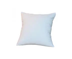 Black Round Cushion Cover -White ( 45cm x 45cm )