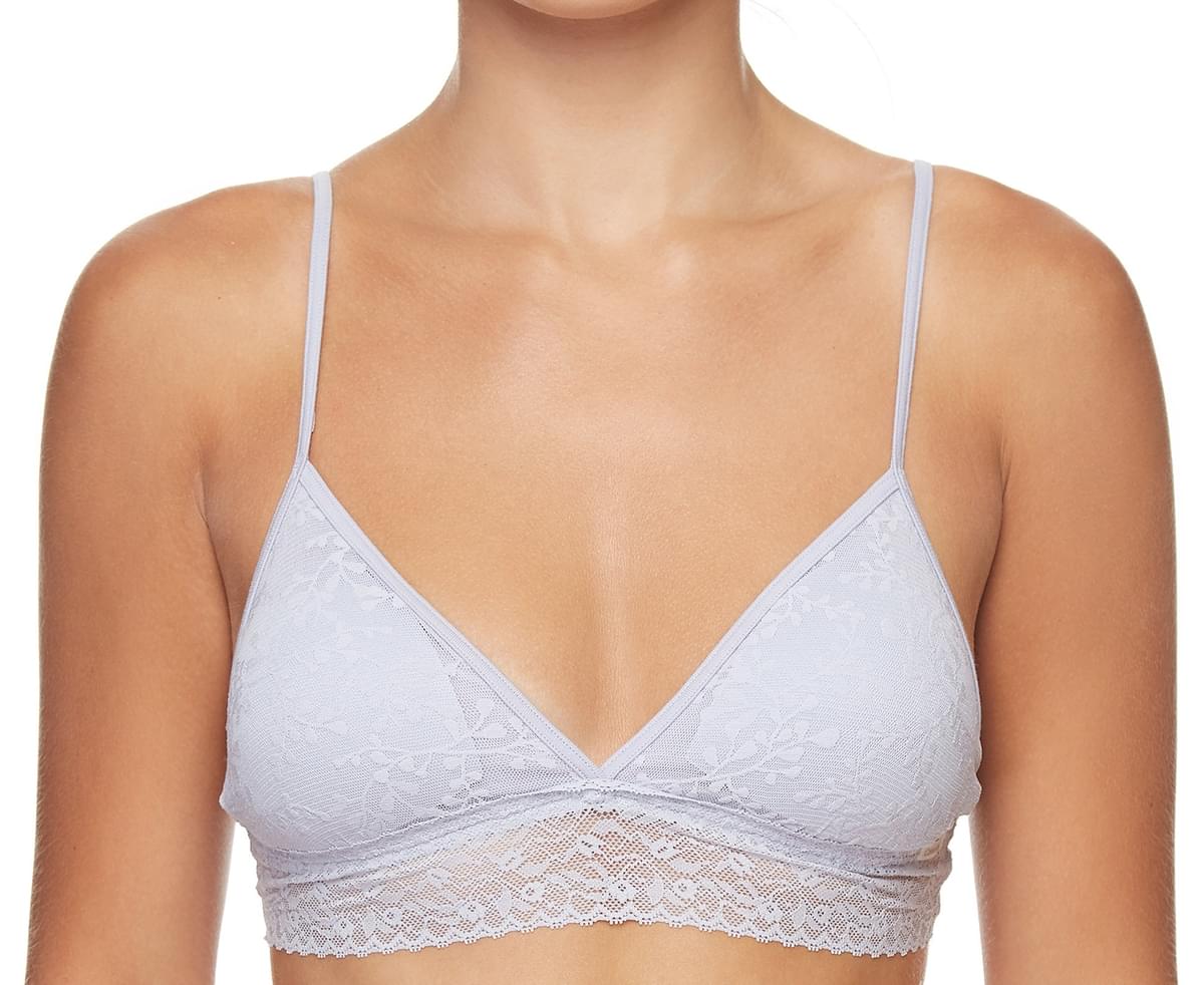 calvin klein lace triangle bra