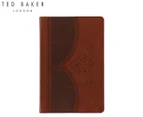 Ted Baker A5 Brogue Notebook - Walnut