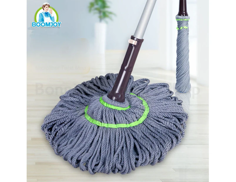 Boomjoy F6 Rotating Spin Clean Floor Mop Dust Microfiber Twist Mop