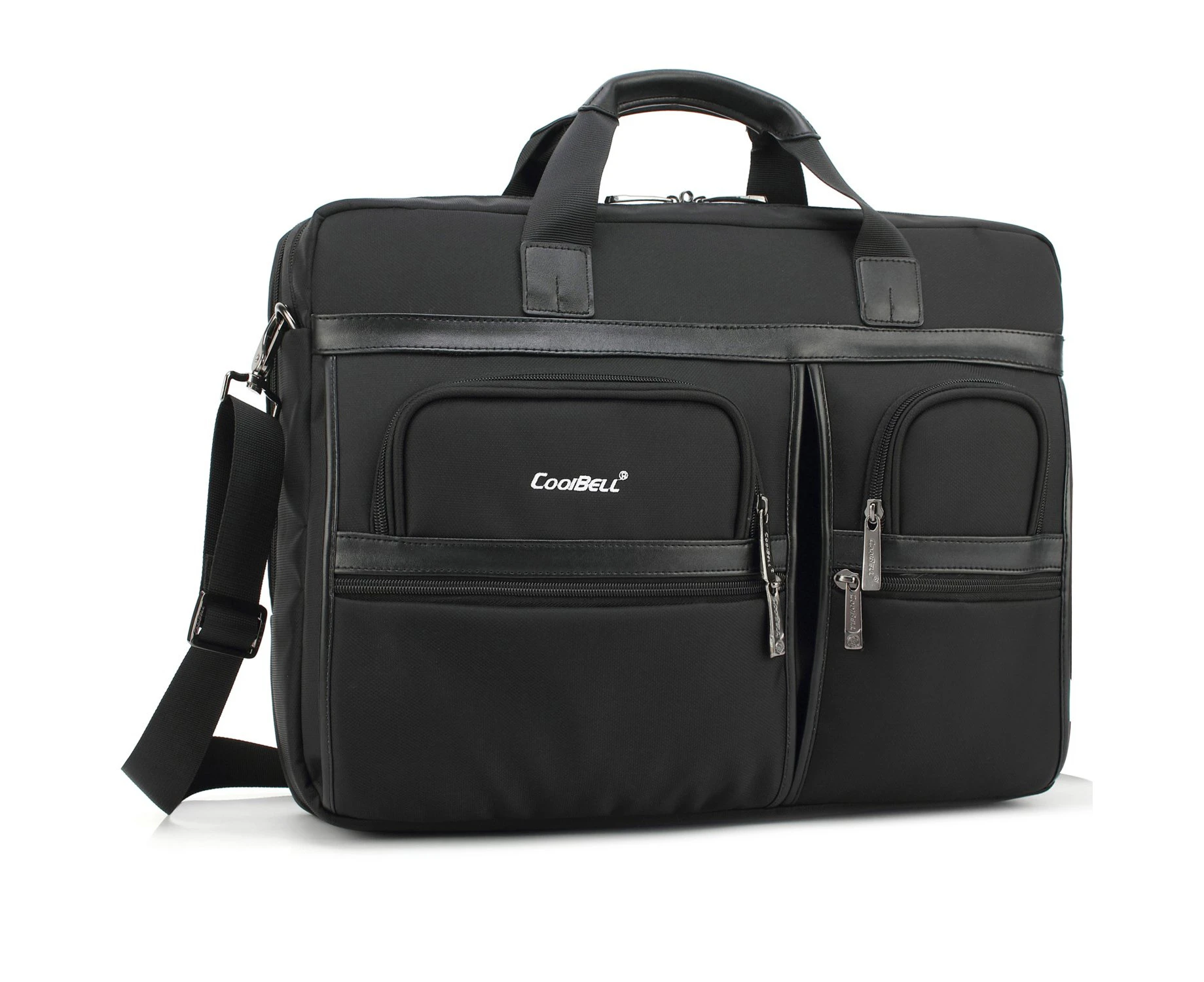 CoolBELL Unisex 17.3 Inch Laptop Bag Briefcase-Black