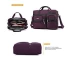 CoolBELL Unisex 17.3 Inch Laptop Bag Briefcase-Purple 5
