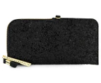 Quay Australia Glitter Zip Sunglasses Case - Black/Gold