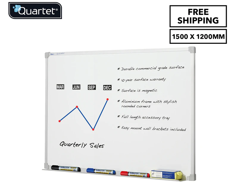 Quartet Penrite 1500x1200mm Premium Magnetic Whiteboard