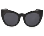 Quay Australia Women's ChaCha Sunglasses - Black/Smoke