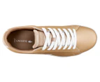 Lacoste Women's Carnaby EVO 118 1 Shoe - Gold/White