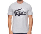 Lacoste Men's Fairplay Victory Tee - Silver