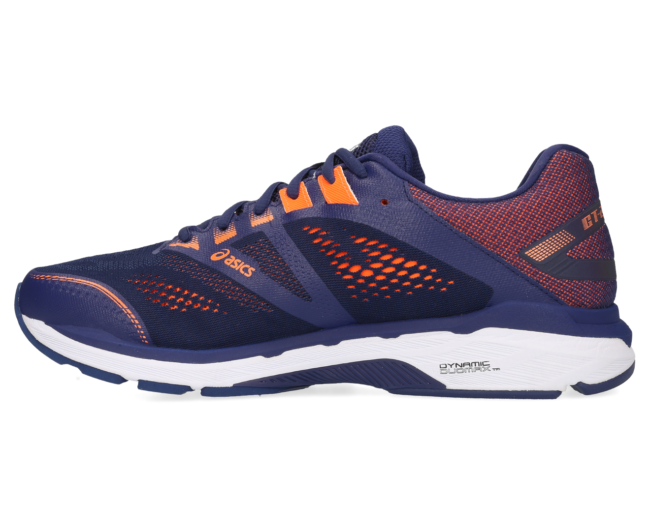 ASICS Men's GT-2000 7 Wide Fit (2E) Shoe - Indigo Blue/Shocking Orange ...