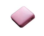 WJS Mini Power Bank Portable Charging Treasure Output Phone Charger for Smart Phone - PINK