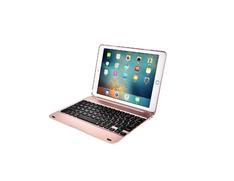 WJS Removable Wireless Bluetooth Keyboard for iPad Air1/Air 2 9.7 inch - ROSE GOLD