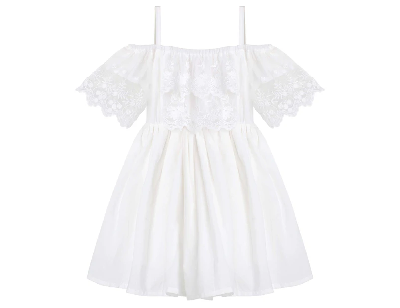 Designer Kidz - Bonnie Ivory Baby Dress