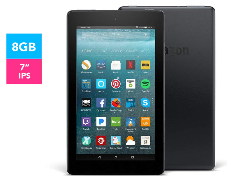 Amazon Fire 7 w/ Alexa 7-Inch 8GB Tablet - Black 