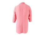 Melissa McCarthy Seven7 Pink Womens 1X US Size Plus Chiffon Jacket