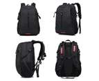 CoolBELL Unisex Multifunctional 15.6 Inch Laptop Backpack-Black