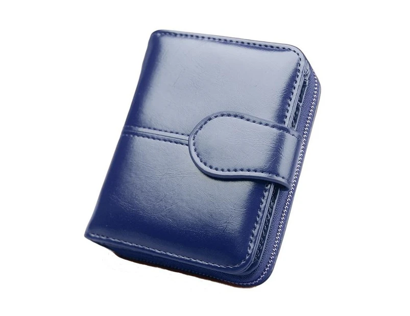 Acelure Mini Leather Wallet - Blue