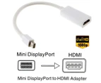 Mini DisplayPort DP Male to HDMI Female Adapter Cable Converter for Macbook