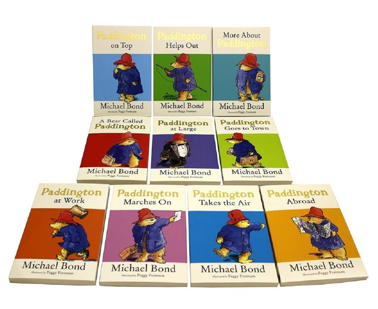 10pc Harper Collins Paddington A Classic Collection Story Book Reading Boxed Set