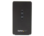 StarTech 2.5" SSD/HDD two-bay enclosure for 5 - 15mm drives with RAID