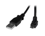 StarTech 2m Angled Micro USB Cable - Down Angle Micro USB