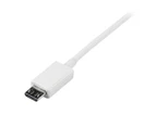 StarTech 0.5m White Micro USB Cable - A to Micro B