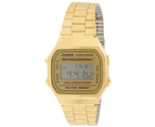 Casio Gold-Tone Stainless Steel Mens Watch A168WG-9WDF