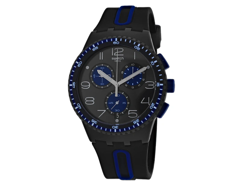 Swatch Men's 42mm Kaicco Watch - Black/Blue