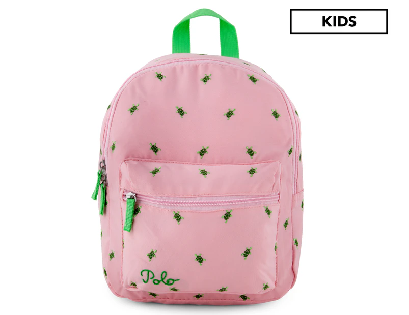 Polo Ralph Lauren Girls' School Backpack - Light Pink/Lime