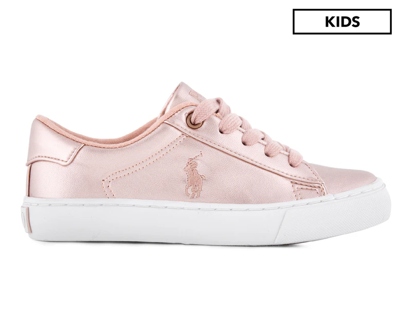 Polo Ralph Lauren Girls' Easten Shoe - Pink Metallic