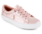 Polo Ralph Lauren Girls' Easten Shoe - Pink Metallic