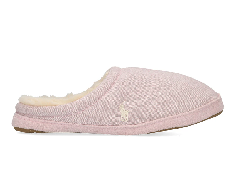 Polo Ralph Lauren Women's Jacque Scuff Slipper - Pink/Cream