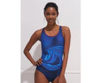 Aqua Perla-Womens-Ocean - Blue - SPF50+ - One Piece Swimwear