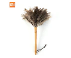 Xiaomi Jiezhi Ostrich Natural Feather Duster Brush Wood Handle