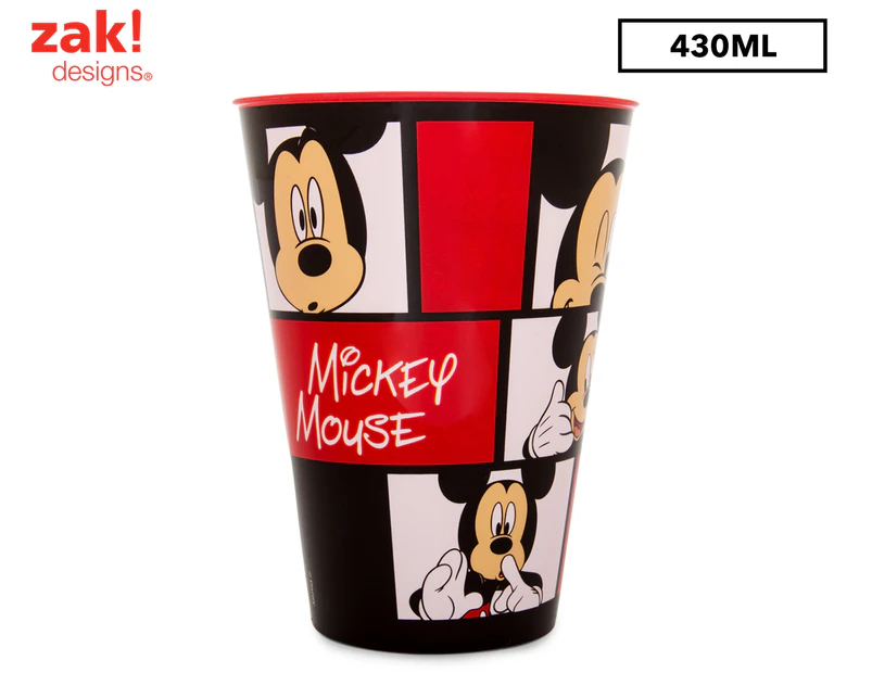 Zak! 430mL Mickey Mouse Tumbler - Red/Black