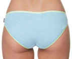 2 x Bonds Women's Hipster Bikini - Surf Wash Baywatch Blue