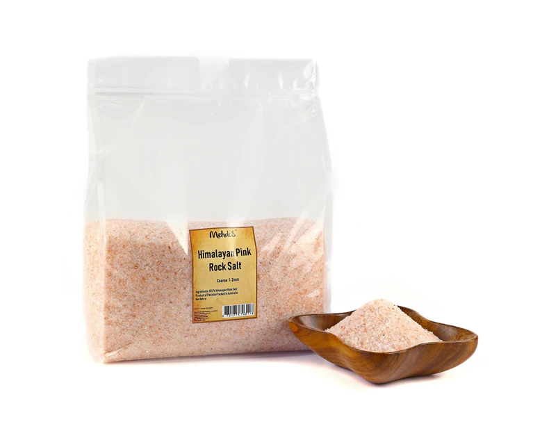 Himalayan Pink Rock Salt | Coarse 1-2 Mm| Food Grade