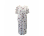 Women's Ladies 100% Cotton Nightie Night Gown Pajamas Pyjamas PJ Sleepwear