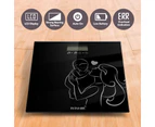Electronic Digital Body Weight Bathroom Scale Tempered Glass Gym Baby Scale