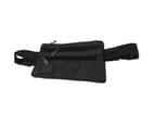 GENUINE LEATHER BUM BAG Waist Money Travel Belt Black Pouch Security Zip Fashion 1