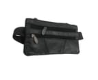GENUINE LEATHER BUM BAG Waist Money Travel Belt Black Pouch Security Zip Fashion 2