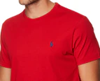 Polo Ralph Lauren Men's Crew Neck Tee / T-Shirt / Tshirt - Red
