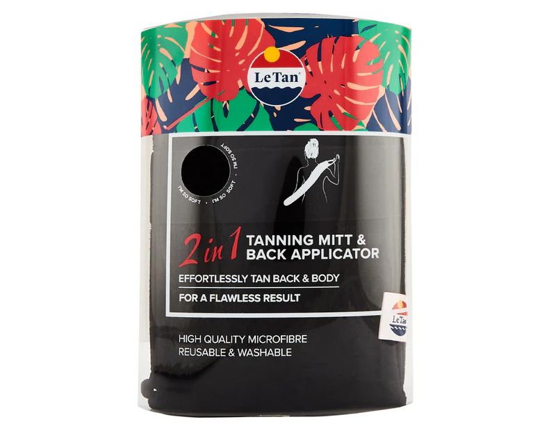 Le Tan 2-in-1 Tanning Mitt & Back Applicator