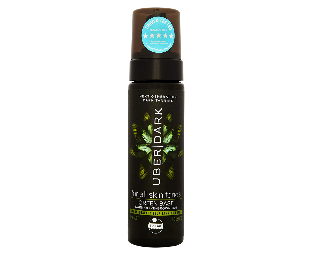 Le Tan Gold DARK Tanning Foam - Green Base