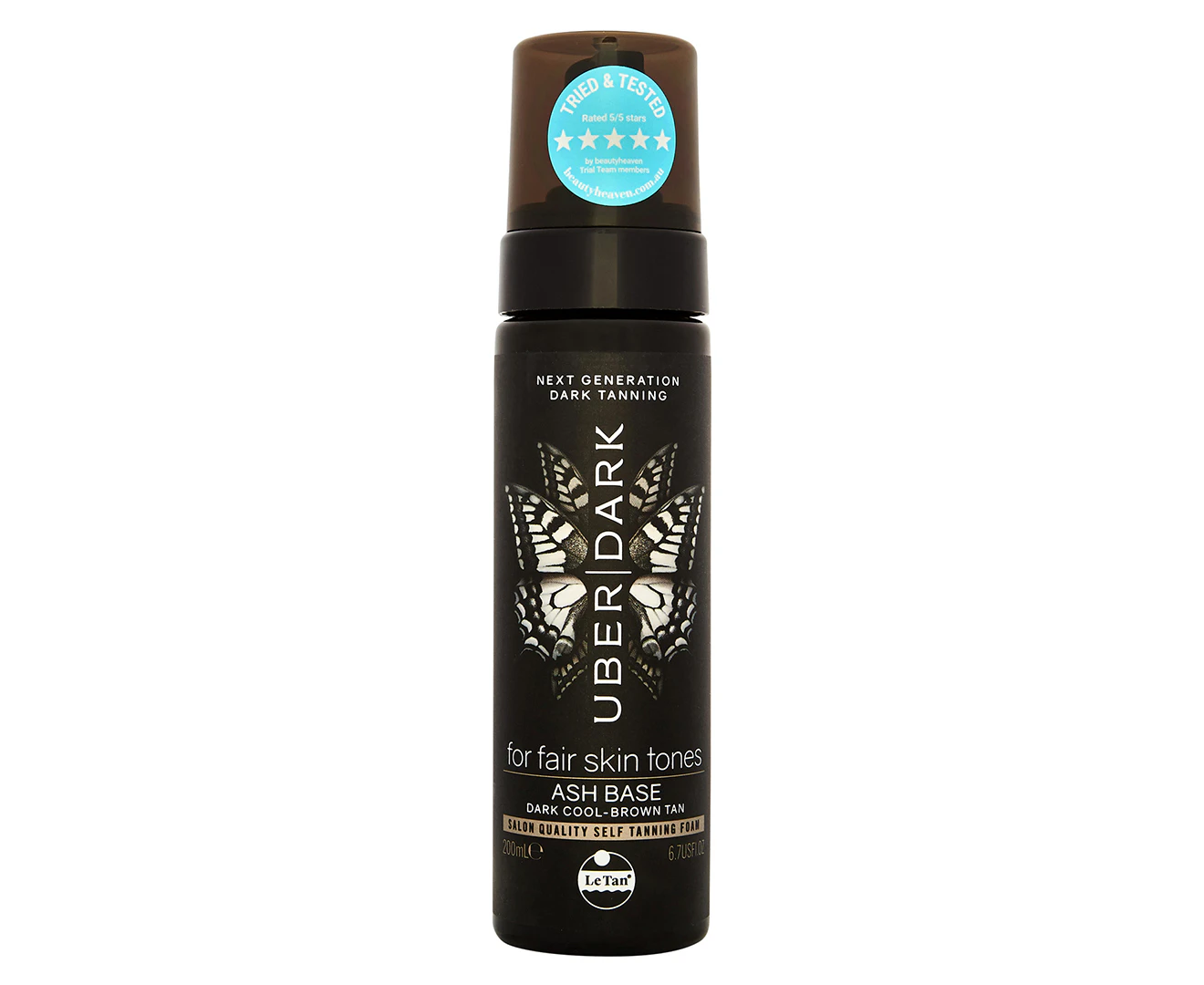 Le Tan Uber Dark Tanning Foam Ash Base - 200mL