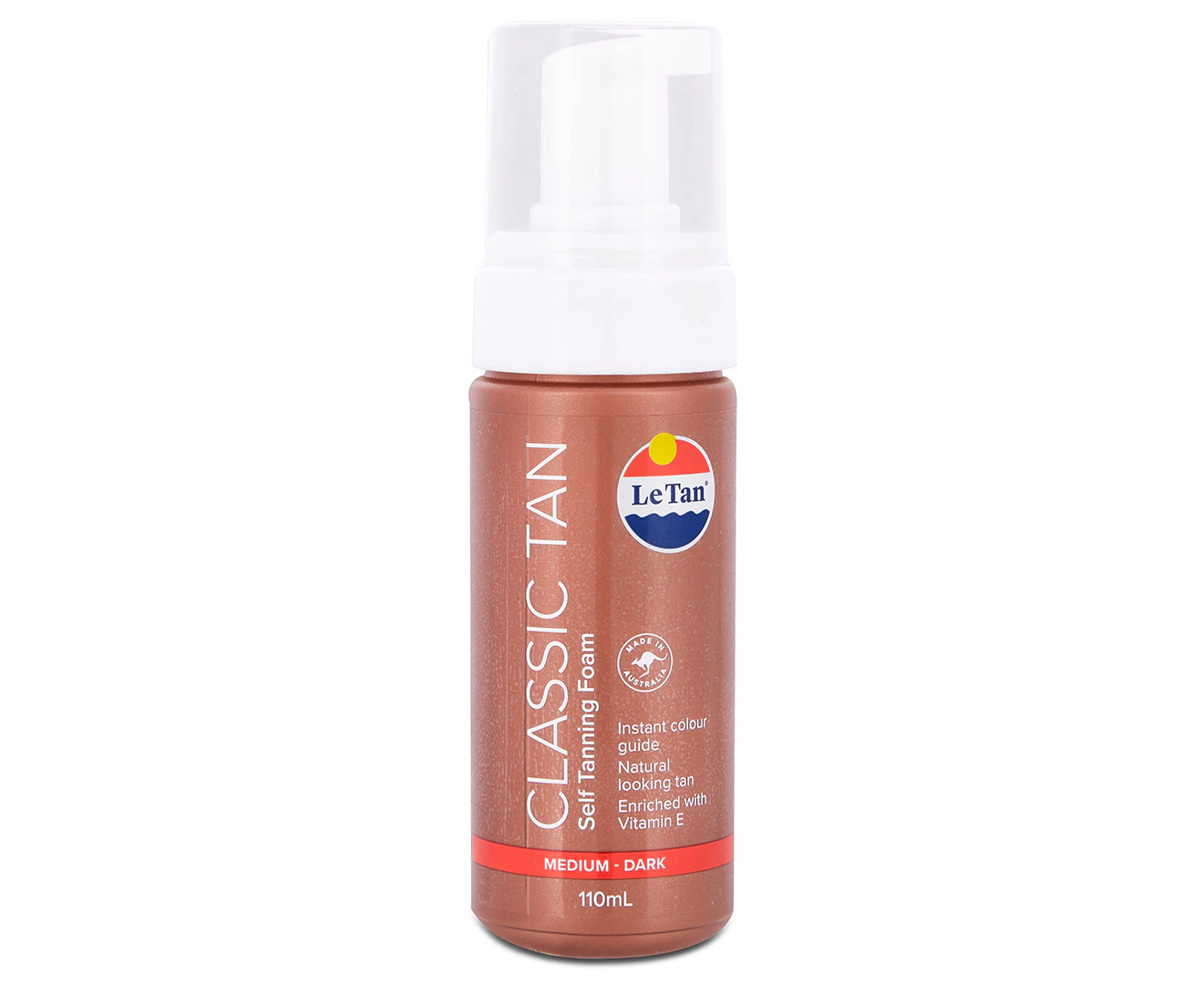 Le Tan Classic Tan Self Tanning Foam 110mL - Medium Dark