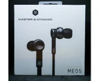 Master & Dynamic ME05 In Ear Headphone Earphones Black
