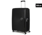 American Tourister Curio 80cm Large Expandable Hardcase Spinner - Black