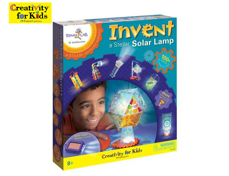 Creativity For Kids by Faber-Castell Sparklab Invent A Stellar Solar Lamp Kit