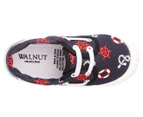 Walnut Boys' Classic Boatie Shoes - Buoy Navy
